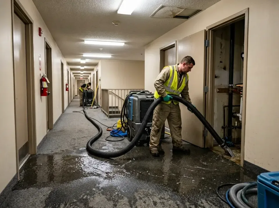 multi-unit-apartment-hallway-f-005 — frequently asked questions, Emergency Burst Pipe Water Extraction & Removal in Pagedale…